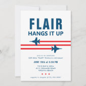 FA-18Eホーネすごいットファイタージェットパーティの招待状 招待状 (正面)