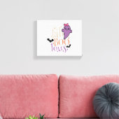 Fa BOOラウファブーハロウィーン幽霊 キャンバスプリント (インサイチュ (リビング))