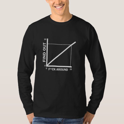 FA&FO F Ckと図のまわりにグラフ数学の検索 Tシャツ (正面)