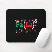 Fa (la)8おもしろい Christmas Santa Fa La Math先生 マウスパッド (マウス)