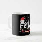 Fa (La)8 おもしろい Christmas 2021 - Santa Fa La Math G コーヒーマグカップ (正面左)