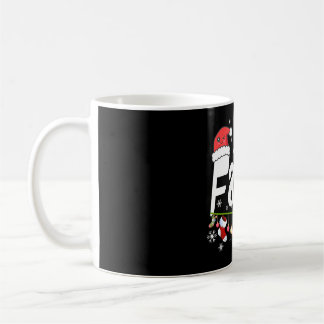 Fa (La)8 おもしろい Christmas 2021 - Santa Fa La Math G コーヒーマグカップ