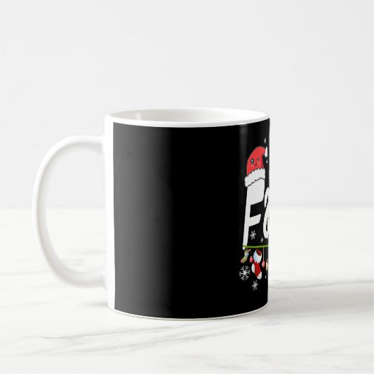 Fa (La)8 おもしろい Christmas 2021 - Santa Fa La Math G コーヒーマグカップ (左)