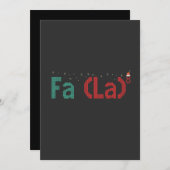 FA（LA）8 面白いオタク数学のクリスマスプレゼント 招待状 (正面/裏面)