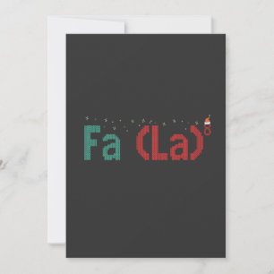 FA(LA)8 面白いオタク数学のクリスマスプレゼント 招待状