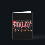 Fa (la)8 Christmas Santa Fa La Mathおもしろい先生 カード<br><div class="desc">Fa (la)8 Christmas Santa Fa La Mathおもしろい先生学生</div>