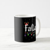 Fa (La)8 Christmas Santa Fa La Mathおもしろい Gift Pre コーヒーマグカップ (正面右)