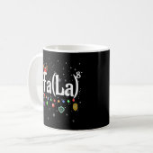 Fa (La)8 Christmas Santa Fa La Mathおもしろい Gift Pre コーヒーマグカップ (正面左)