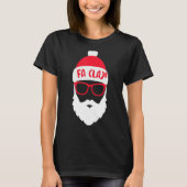 FA LA 8 Christmas Santa Fa La Math Tシャツ (正面)