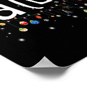 Fa (la)8 Fun Christmas Santa Fa La Math Gift  ポスター (角)