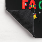 Fa (la) 8 Funny Christmas Lights Santa Fa La Math  マウスパッド (コーナー)