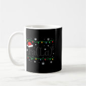 Fa (la) 8 Funny Math Teacher Christmas Ugly Sweate コーヒーマグカップ (左)