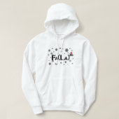 Fa La 8 Math Teacher Christmas Santa Hat Funny Xma パーカ (デザイン正面)