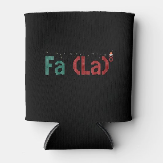 FA (LA)8 Nerdy Mathおもしろい Christmasクリスマスプレゼント 缶クーラー (正面)