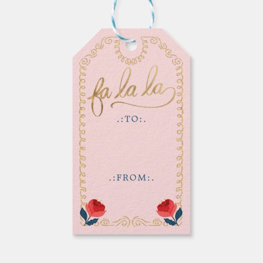 Fa La Christmas Christmas Nutcracker To & From ギフトタグ (裏面)