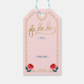 Fa La Christmas Nutcracker Ballet Dancer To & From ギフトタグ (裏面)