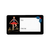 Fa La Christmas Nutcracker Ballet Dancer To & From ラベル (正面)
