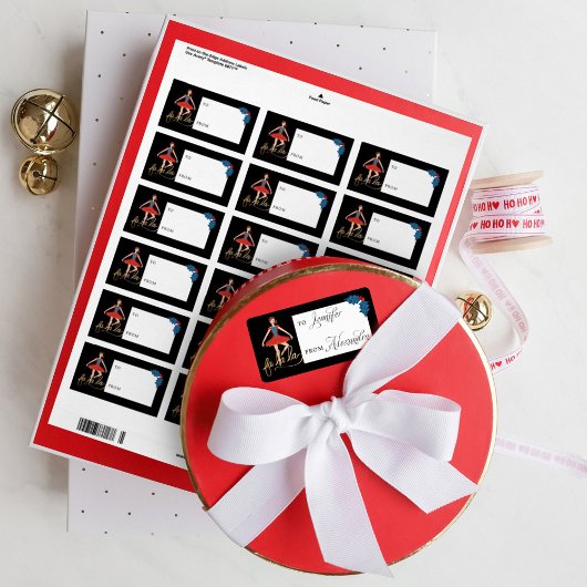 Fa La Christmas Nutcracker Ballet Dancer To & From ラベル