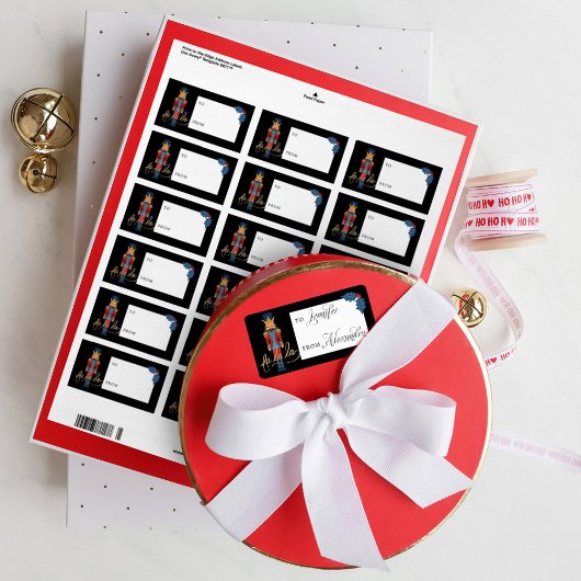 Fa La Christmas Nutcracker To & From Black Label ラベル