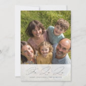 Fa La Joyful Christmas Family Photo シーズンカード (正面)