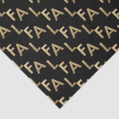 FA LA LAレターズはっきりしたブモダンロミニマルック&金ゴールド 薄葉紙 (詳細)