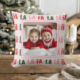 Fa La La オリジナルクリスマスフォト クッション