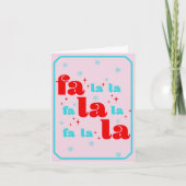 Fa La La クリスマス カード (正面)
