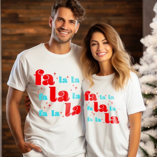 Fa La La クリスマス Tシャツ