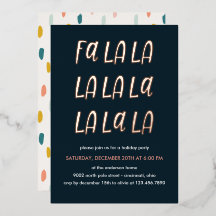 Fa la la | ホリデークリスマスパーティー ローズゴールド