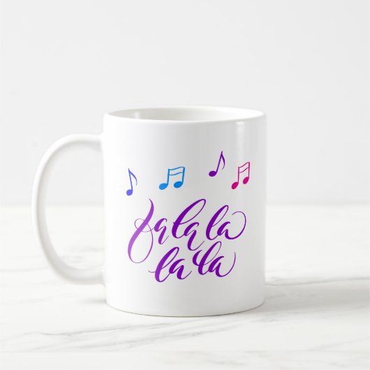 Fa la la ミュージックラバーの休日 コーヒーマグカップ (左)
