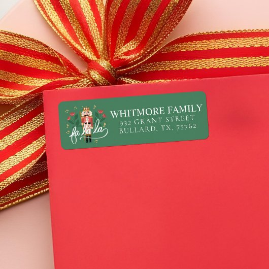 Fa La La 気まぐれくるみ割り人形バレエクリスマス ラベル