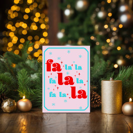 Fa La La Christmas カード