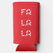 Fa La La christmas スリム缶クーラー (裏面)