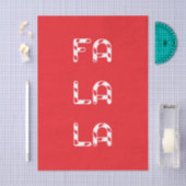 Fa La La christmas 薄葉紙 (クラフト)