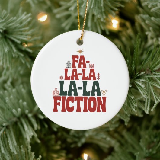 Fa-la-la Fiction Festive Tree Keepsake セラミックオーナメント (ツリー)