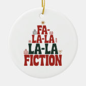 Fa-la-la Fiction Festive Tree Keepsake セラミックオーナメント (正面)