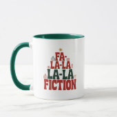 Fa-la-la Fiction Holiday Reading マグカップ (左)