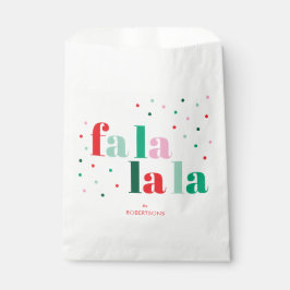 Fa La La La ホリデーお礼袋 フェイバーバッグ
