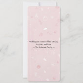 Fa La La La | Blush Pink Modern Christmas Photo (裏面)