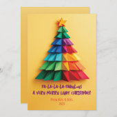 Fa-la-la-la-Fabulous:とてもLGBTのメリークリスマス! シーズンカード (正面/裏面)