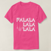 Fa La La La La" Modern Graphic Christmas Tシャツ (デザイン正面)