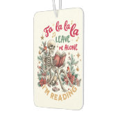 Fa La La La Leave Me Alone I'm Reading  カーエアーフレッシュナー (左)