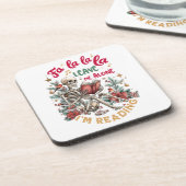 Fa La La La Leave Me Alone I'm Reading  コースター (左側)