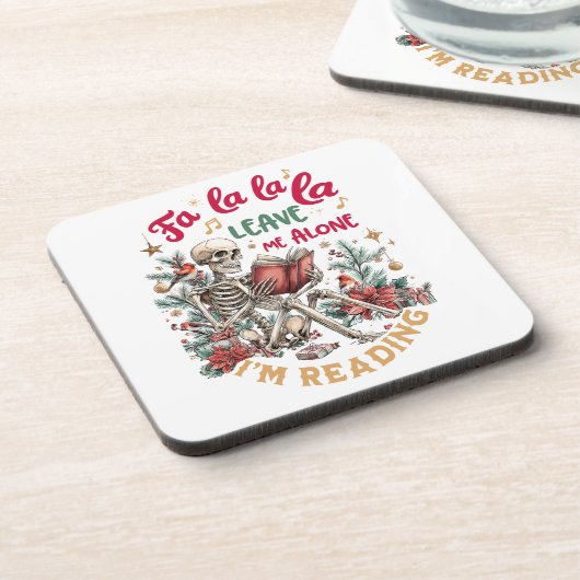 Fa La La La Leave Me Alone I'm Reading  コースター (左側)