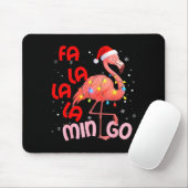Fa La La La Mingo Flamingo Christmas Men Women Kid マウスパッド (マウス)