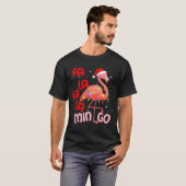 Fa La La La Mingo Flamingo Christmas Men Women Kid Tシャツ (正面フル)