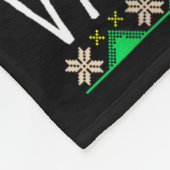 Fa-la-la-la Valhalla-la Viking God Ugly Christmas フリースブランケット (角)