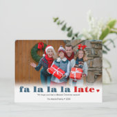 Fa la la late Missed Christmas Holiday Card シーズンカード (スタンド正面)