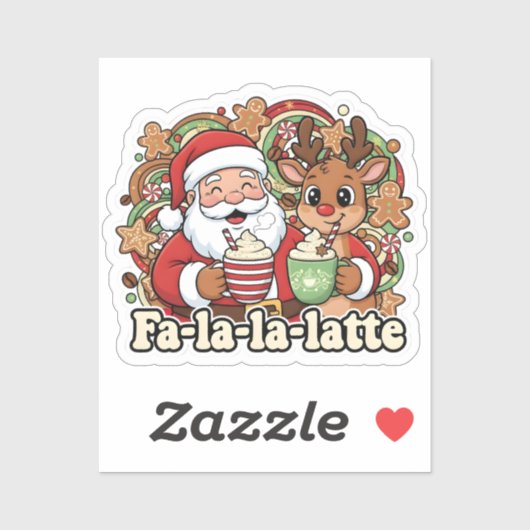 Fa-la-la-Latte シール (シート)