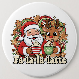 Fa-la-la-Latte 缶バッジ